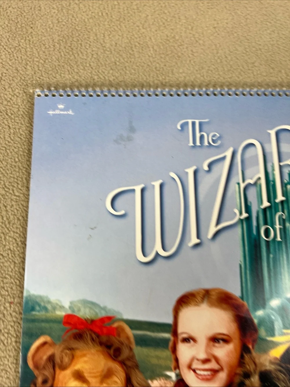 VTG 1995 Hallmark Wizard Of Oz Calendar. Dorothy, Tin Man, Cowardly Lion, Toto.